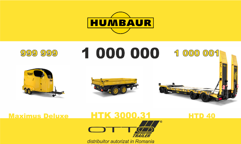 HUMBAUR - Un milion de remorci